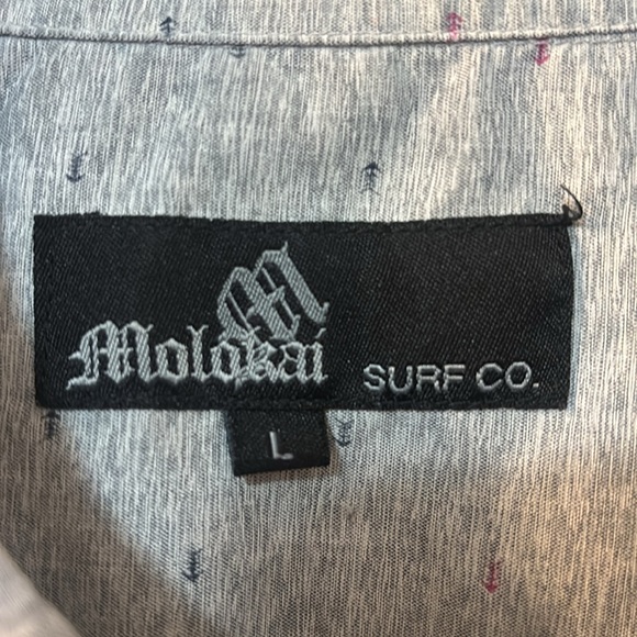 Molokai short sleeve button down size large - Picture 4 of 7